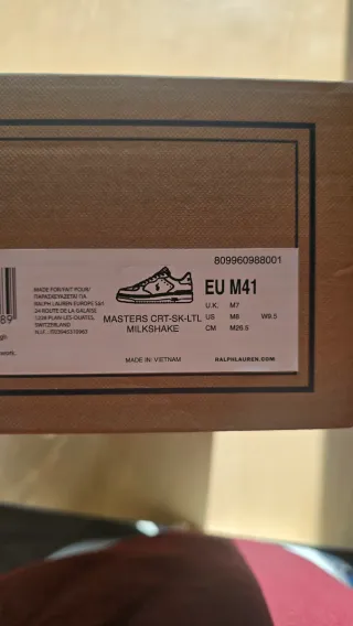 Zapatillas Polo Ralph Lauren Master Beige/Blanco