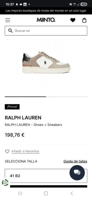 Zapatillas Polo Ralph Lauren Master Beige/Blanco