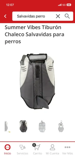 Chaleco salvavidas para perro