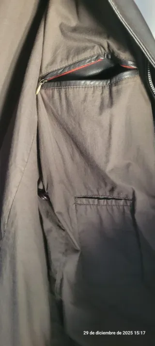 Abrigo de Piel Natural Marrón