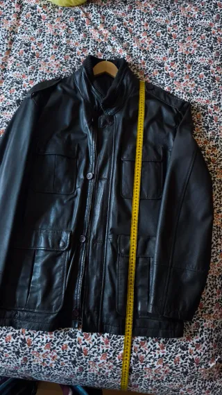 Abrigo de Piel Natural Marrón