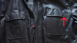 Abrigo de Piel Natural Marrón