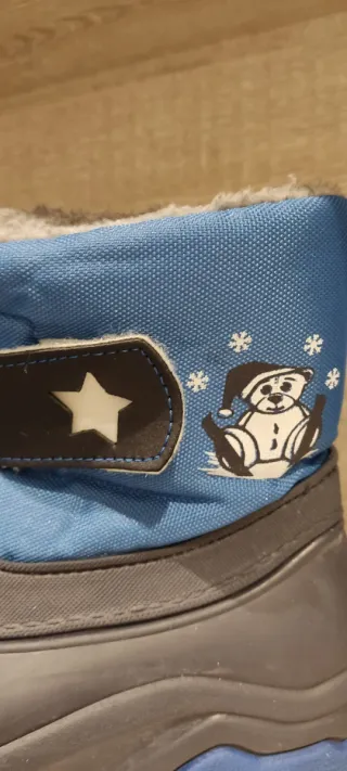 Botas de Nieve Infantiles Azules