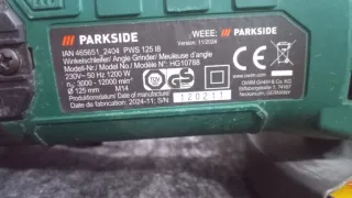 Radial Eléctrica Parkside 125mm