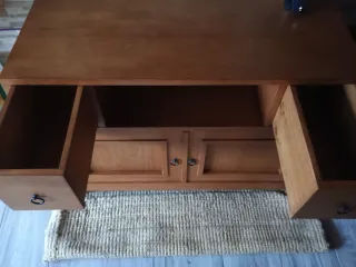 Mueble TV madera con almacenaje