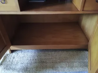 Mueble TV madera con almacenaje