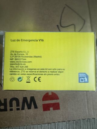 Luz de emergencia V16