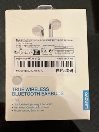 Auricolari Lenovo HT38 Bluetooth Bianchi