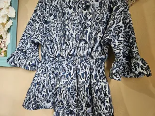 Blusa GALLERY negro y blanca talla S