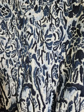 Blusa GALLERY negro y blanca talla S