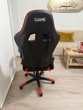 Silla Gamer Negra y Roja