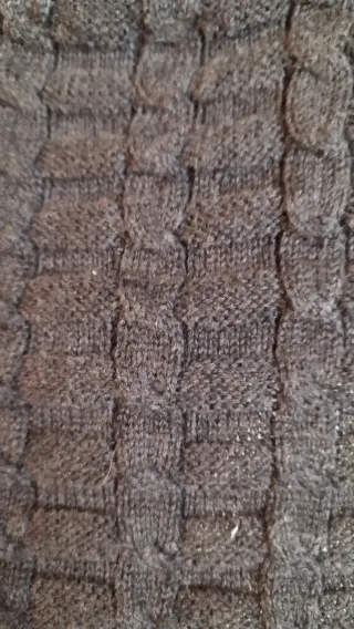 Maglioncino grigio collo alto per cane