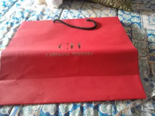 Bolsa Carolina Herrera Roja 42x37