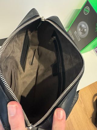 Neceser Gucci con Muñequera Beige y Marrón