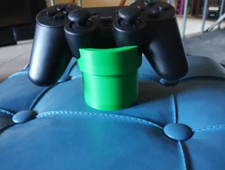 Supporto joypad a tubo verde