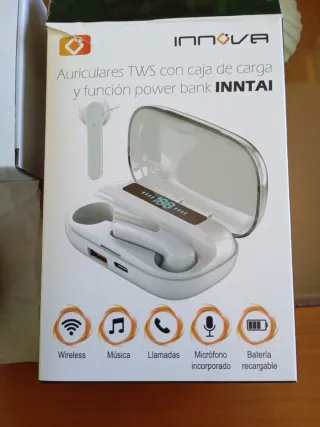 Auriculares Bluetooth Innova Blancos
