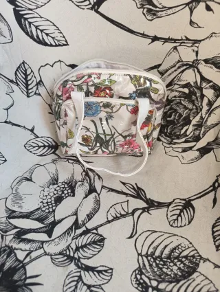 Pochette beauty astuccio fantasia floreale