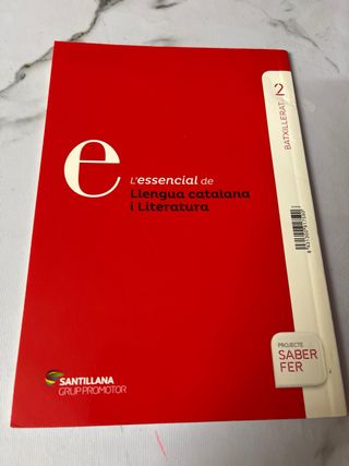 Llengua Catalana I Literatura, Batxillerat 2