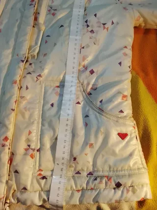 Cazadora Roxy blanca con estampado talla M