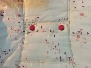 Cazadora Roxy blanca con estampado talla M