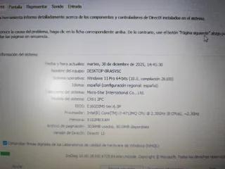 Portátil MSI CX61 2PC Intel Core i7