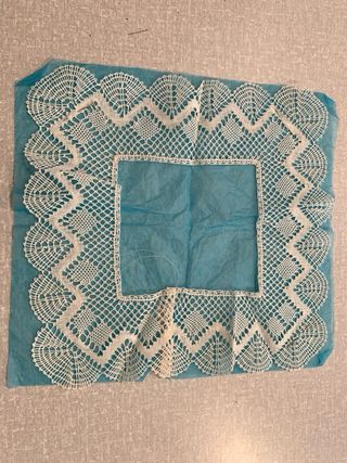 2 Pañuelos de encaje de bolillos