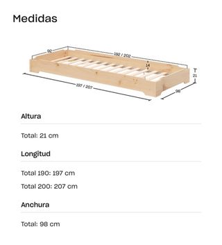 Cama Montessori 90cm