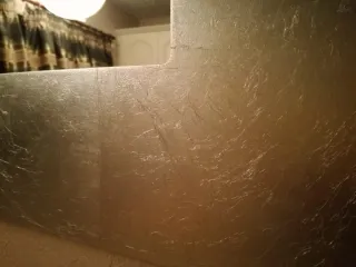 Specchio da parete foglia d'argento