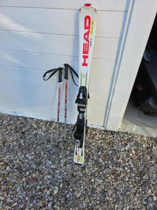 Esquís HEAD con bastones