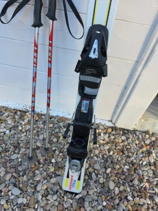 Esquís HEAD con bastones