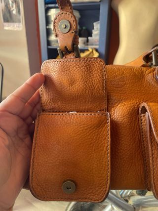 Bolso Vintage  “Timberland “Marrón estilo Boston.