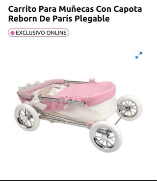 Carrito Muñecas Reborn Paris Arias