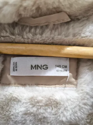 Chaqueta acolchada con forro de Mango, 10 años.