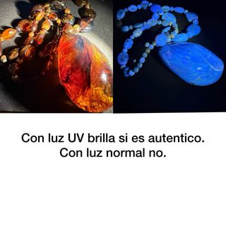 Collar de ámbar con colgante grande