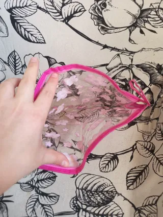 Pochette beauty astuccio fiori