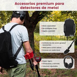 KAIWEETS Detector Metales IP68 Bobina Pala Auricul