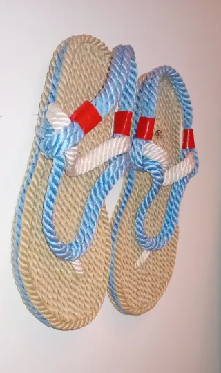 Sandalias de fibra talla 38