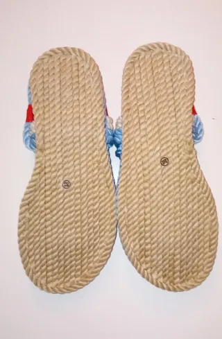 Sandalias de fibra talla 38