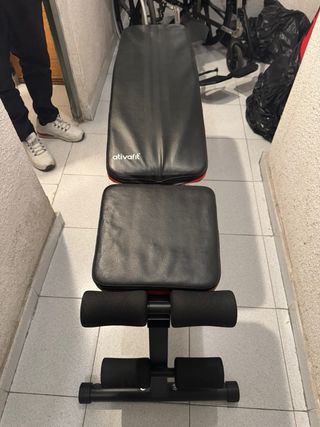 Banco de pesas para abdominales