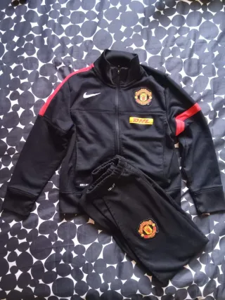 Chándal Manchester United Nike Negro Rojo