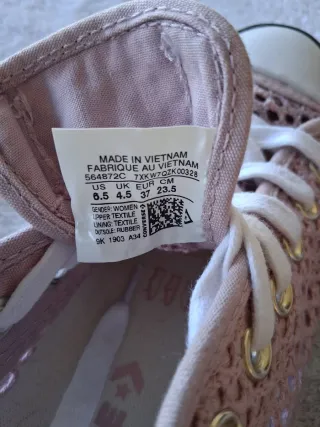 Zapatillas Converse Rosa Talla 37