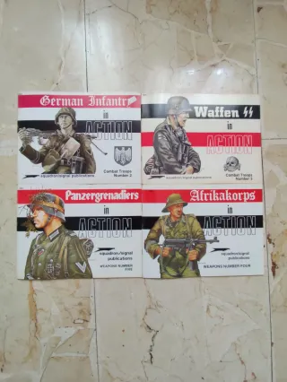 Libros 2GM Uniformes Alemanes (4 tomos)