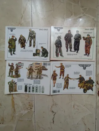 Libros 2GM Uniformes Alemanes (4 tomos)