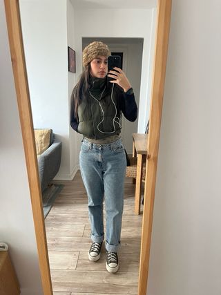 Gorro de piel auténtica