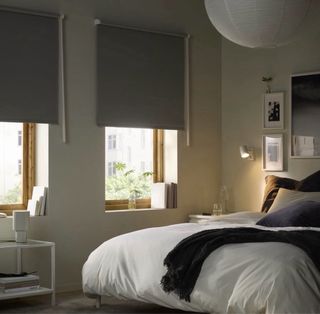 Estor gris opaco IKEA FRIDANS 60cm nuevo