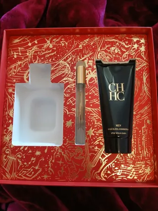 Cofre Perfume y Crema Carolina Herrera Hombre