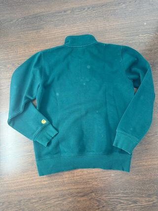 Sudadera Carhartt verde con cremallera