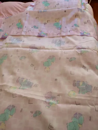 Lote Cuna Niña Ositos Rosa