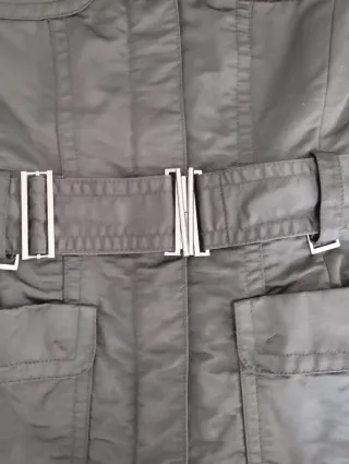 Chaqueta Zara negra con cinturón