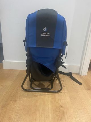 Mochila portabebés azul